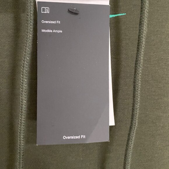 Nike Hoodie Women's Large Green Pullover Oversized Streetwear Athleisure - Picture 15 of 16